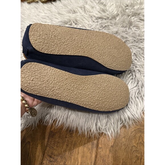 Minnetonka 4013 Blue Suede Leather Moccasins CALLY Slipper 11 M NEW - Picture 4 of 5